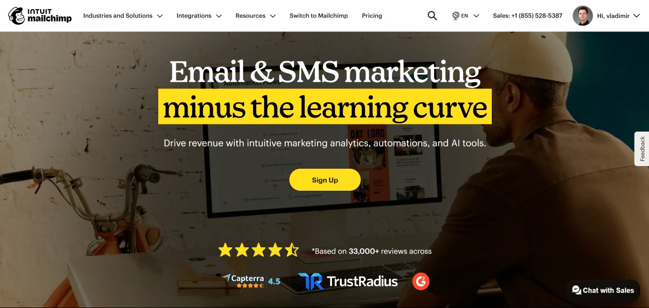 mailchimp web