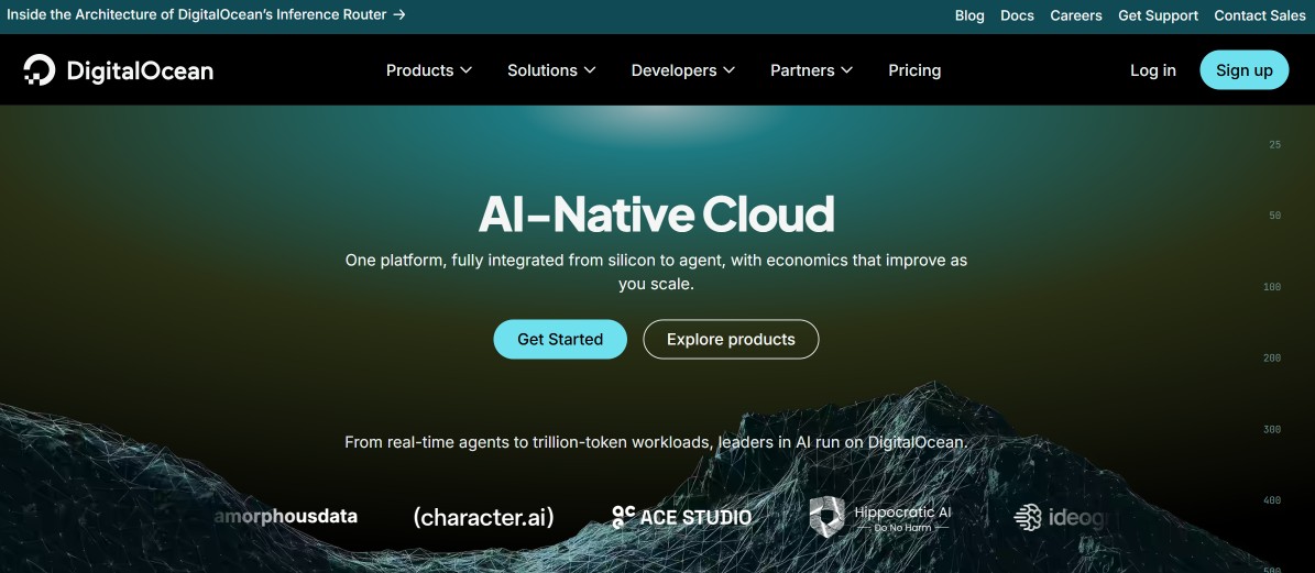 Strona DigitalOcean