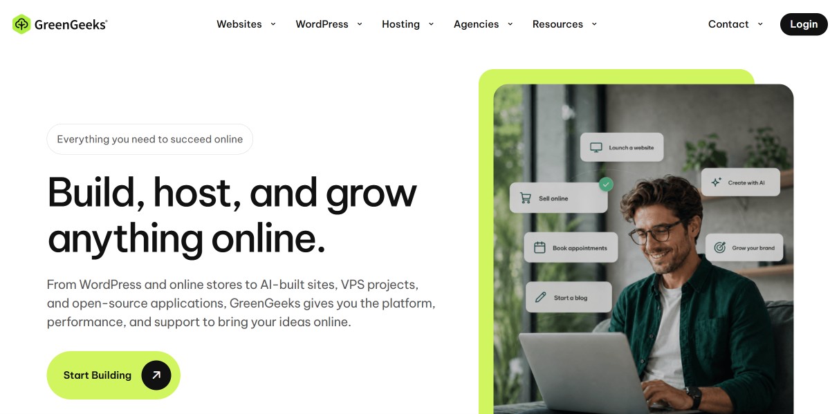 GreenGeeks website