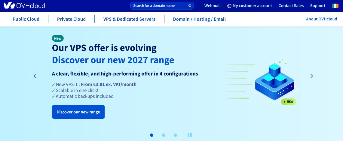 OVHcloud web
